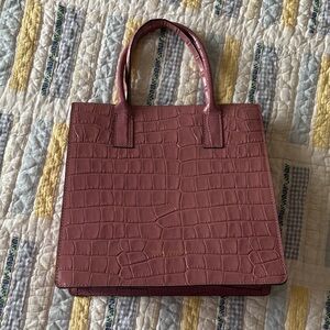 Chic Croc-Embossed Tote Bag